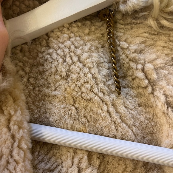 Vintage Lambskin penny lane suede shearling chocolate brown coat- medium - Picture 14 of 16